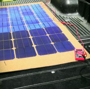 Testing out brand new Suniva Solar Cells